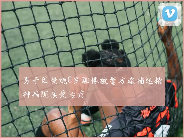 男子因焚烧C罗雕像被警方逮捕送精神病院接受治疗